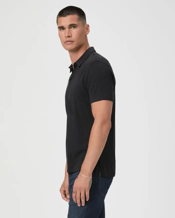 PAIGE Shirts Men Burke Polo Shirt 8211 Black PAIGE Shirts Men Burke Polo Shirt 8211 Black