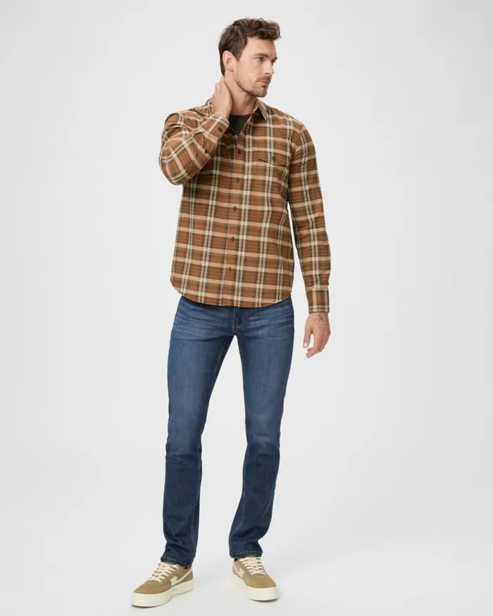 PAIGE Shirts Men Everett Shirt 8211 Antique Cocoa PAIGE Shirts Men Everett Shirt 8211 Antique Cocoa