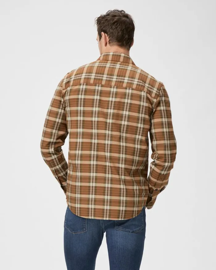 PAIGE Shirts Men Everett Shirt 8211 Antique Cocoa PAIGE Shirts Men Everett Shirt 8211 Antique Cocoa