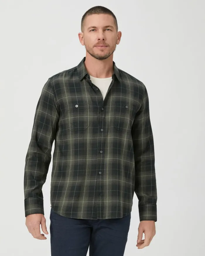 PAIGE Shirts Men Everett Shirt 8211 Aspen Forest