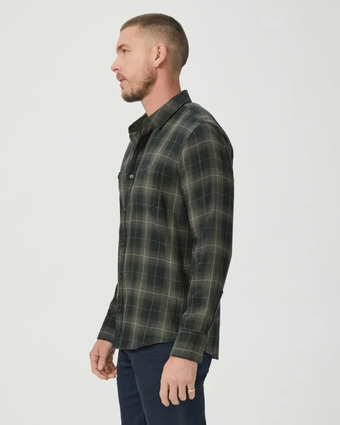 PAIGE Shirts Men Everett Shirt 8211 Aspen Forest PAIGE Shirts Men Everett Shirt 8211 Aspen Forest