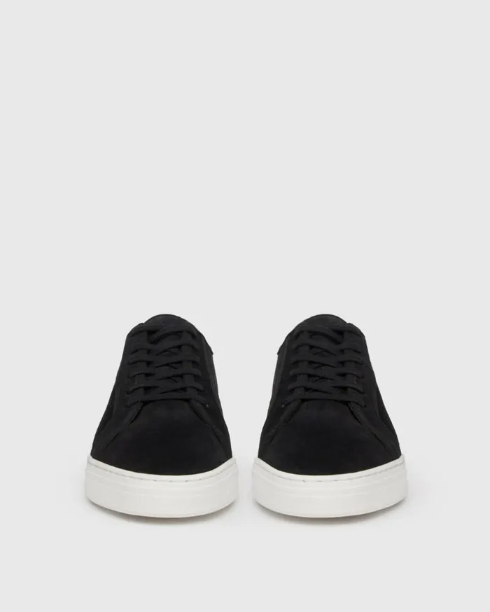 PAIGE Shoes Men Exclusive Farrell Sneaker 8211 Black Suede PAIGE Shoes Men Exclusive Farrell Sneaker 8211 Black Suede