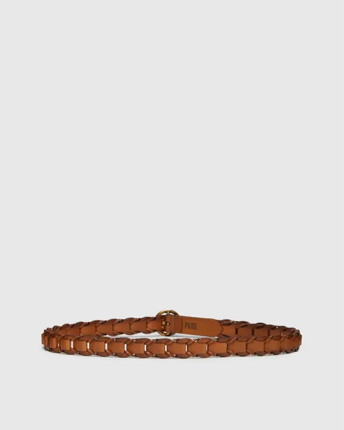 PAIGE Shop Belts Women Exclusive Harley Belt 8211 Tan Woven Elastic PAIGE Shop Belts Women Exclusive Harley Belt 8211 Tan Woven Elastic
