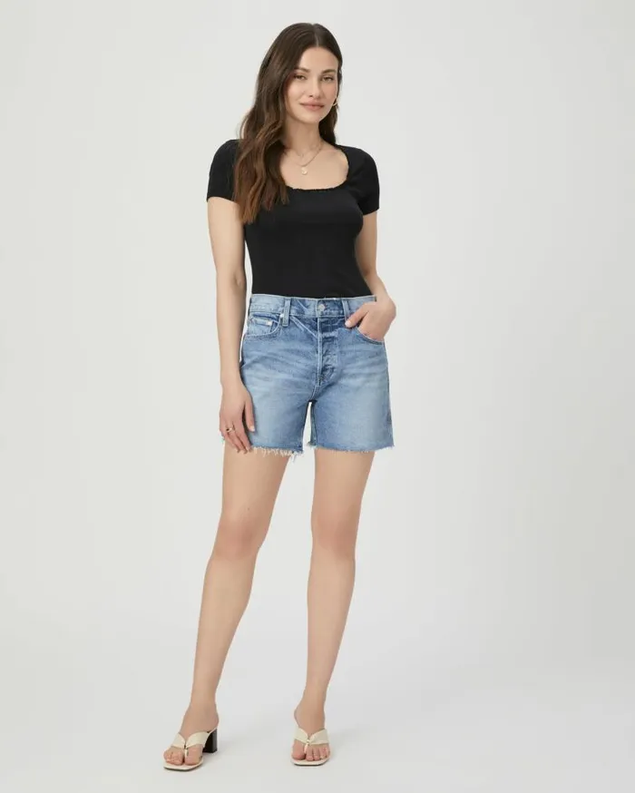 PAIGE Shorts Women Finn Short 8211 Aniyah Distressed
