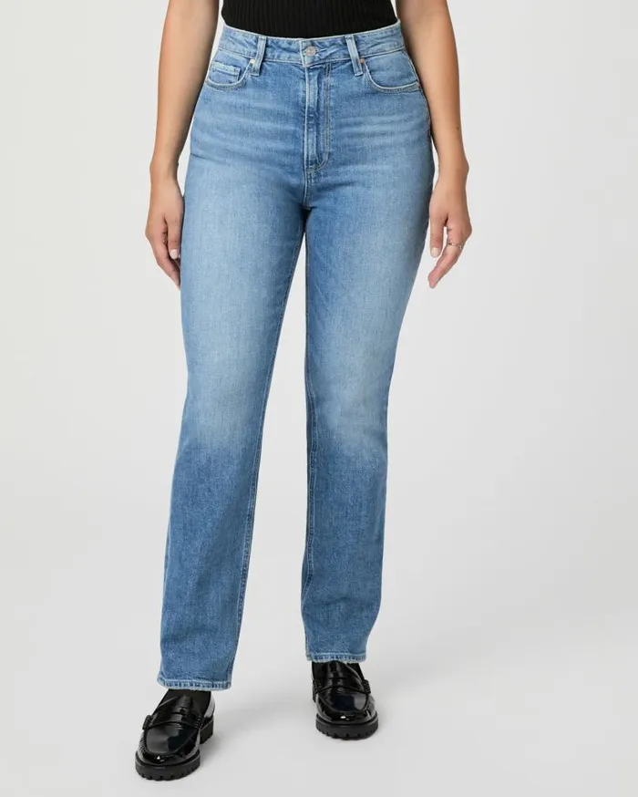 PAIGE Straight Women Flaunt Denim Knockout Straight Jean 8211 Archives