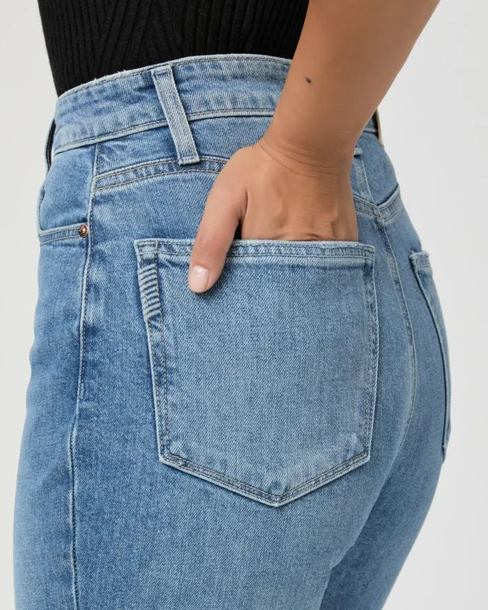 PAIGE Straight Women Flaunt Denim Knockout Straight Jean 8211 Archives