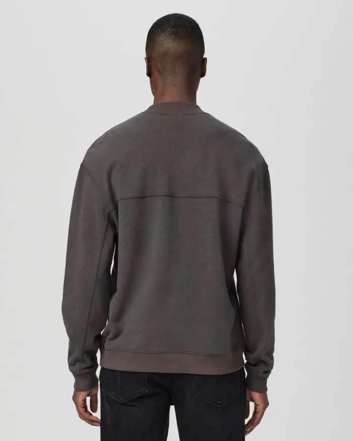 PAIGE Sweaters and Sweatshirts Men ICON Capsule Huey Pullover 8211 Volcanic Ash