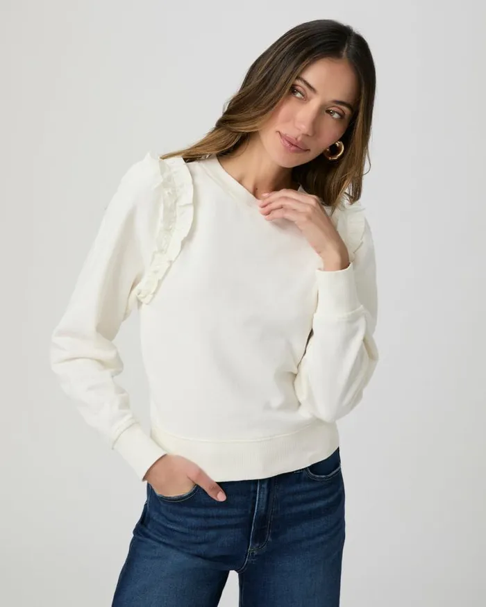 PAIGE Sweaters and Sweatshirts Women Alfira Sweatshirt 8211 Ivory