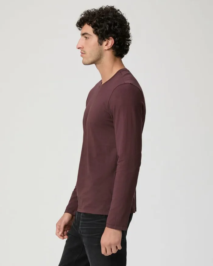 PAIGE Tees Men Enzo Tee 8211 Midnight Bordeaux PAIGE Tees Men Enzo Tee 8211 Midnight Bordeaux