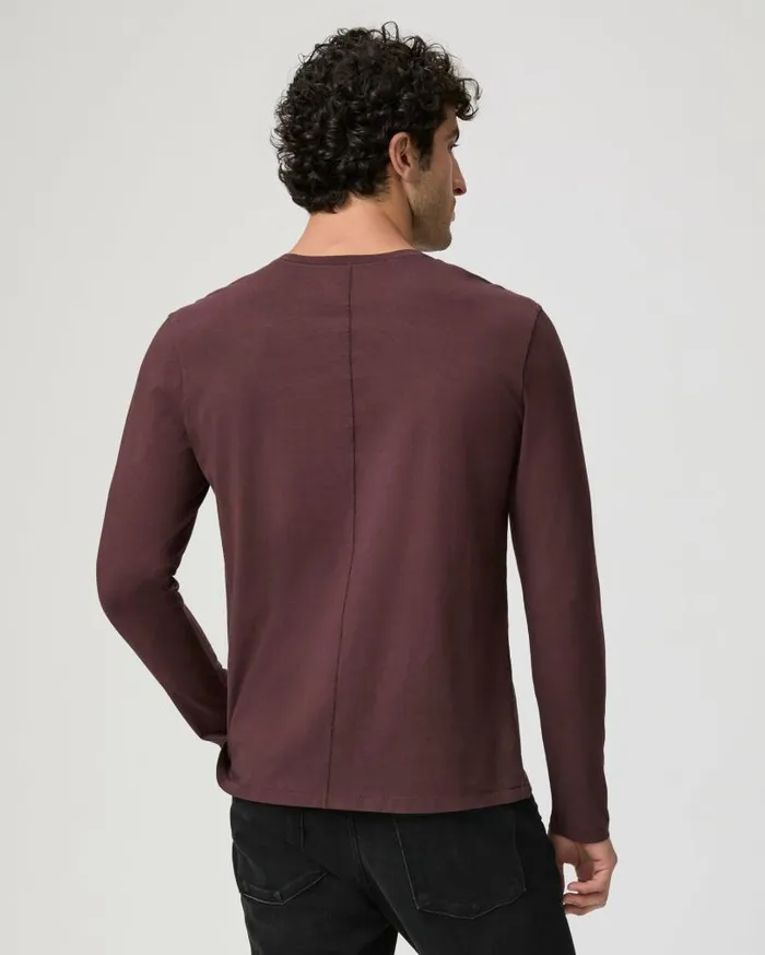 PAIGE Tees Men Enzo Tee 8211 Midnight Bordeaux PAIGE Tees Men Enzo Tee 8211 Midnight Bordeaux