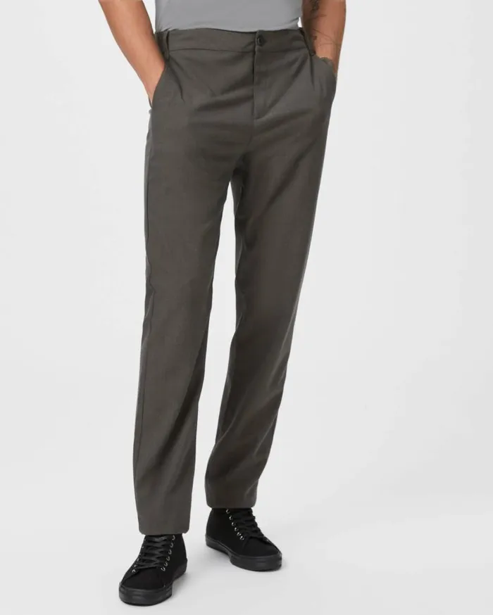PAIGE Transcend Knit Men Stafford Trouser 8211 Dark Willow PAIGE Transcend Knit Men Stafford Trouser 8211 Dark Willow