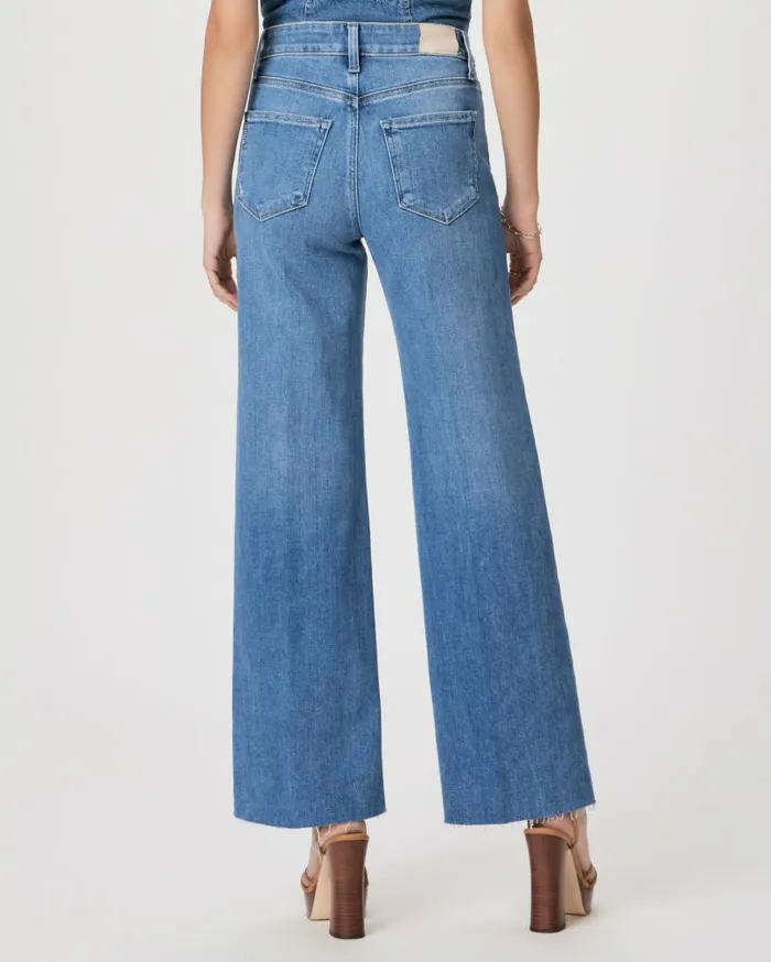 PAIGE Wide Leg Women Anessa 31 Inch Wide Leg Jean 8211 Flamenco Distressed PAIGE Wide Leg Women Anessa 31 Inch Wide Leg Jean 8211 Flamenco Distressed