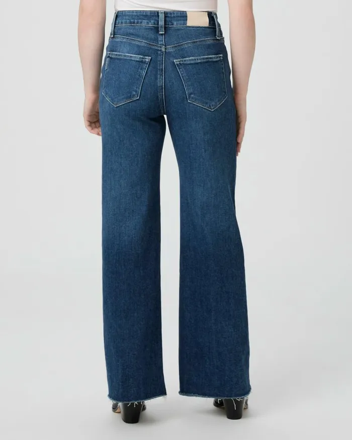PAIGE Wide Leg Women Anessa Petite 29 Inch Wide Leg Jean 8211 Arpeggio