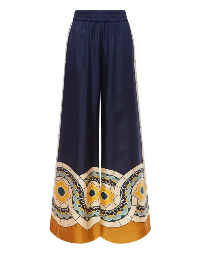 Palazzo Pants Mudejar Place Blue Women La Double J Shorts and Pants Palazzo Pants Mudejar Place Blue Women La Double J Shorts and Pants
