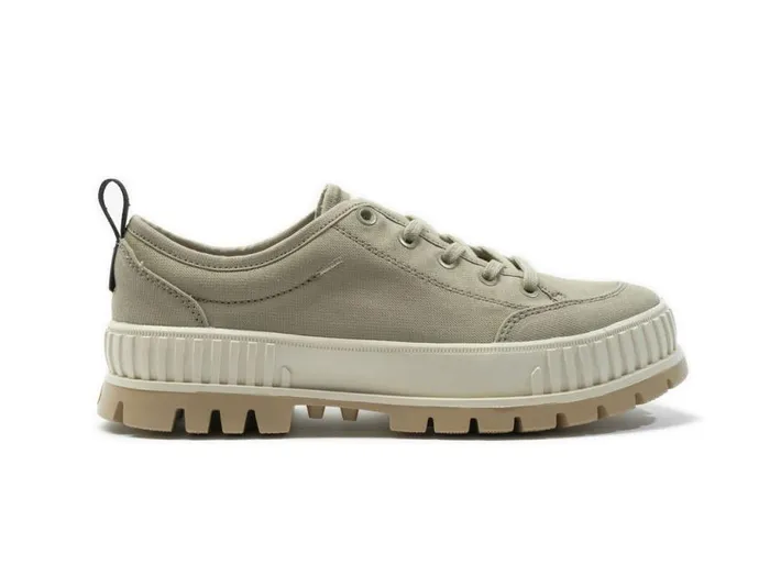 PALLADIUM PALLASHOCK LO ORGANIC 2 Eucalyptus Kids Sneakers