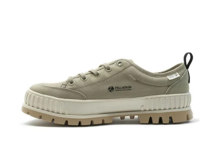 PALLADIUM PALLASHOCK LO ORGANIC 2 Eucalyptus Kids Sneakers PALLADIUM PALLASHOCK LO ORGANIC 2 Eucalyptus Kids Sneakers