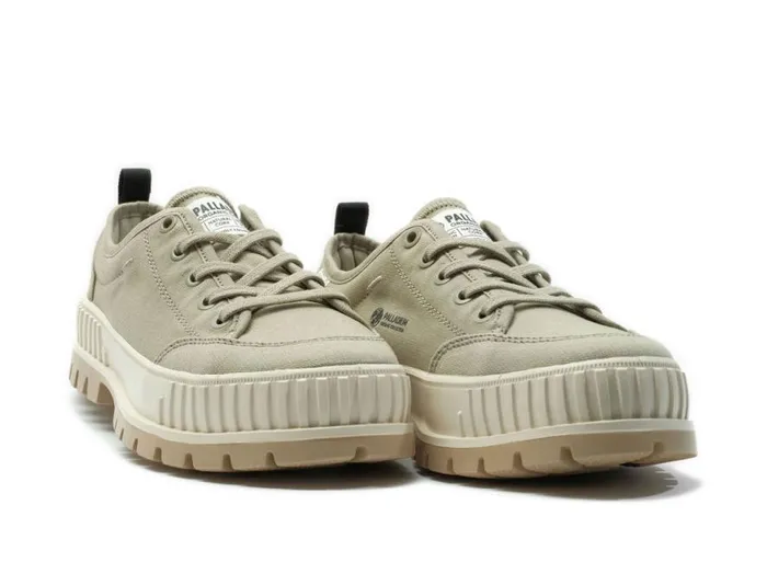 PALLADIUM PALLASHOCK LO ORGANIC 2 Eucalyptus Kids Sneakers PALLADIUM PALLASHOCK LO ORGANIC 2 Eucalyptus Kids Sneakers