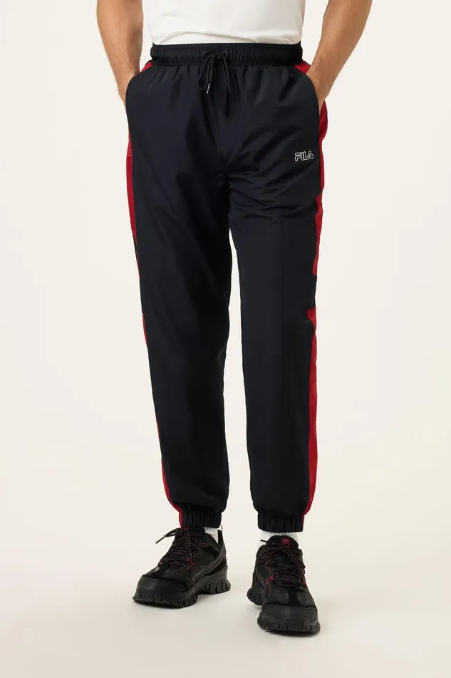 Pants and Shorts Men Fila Woven Track Pant 014 Blackwhiterior Pants and Shorts Men Fila Woven Track Pant 014 Blackwhiterior