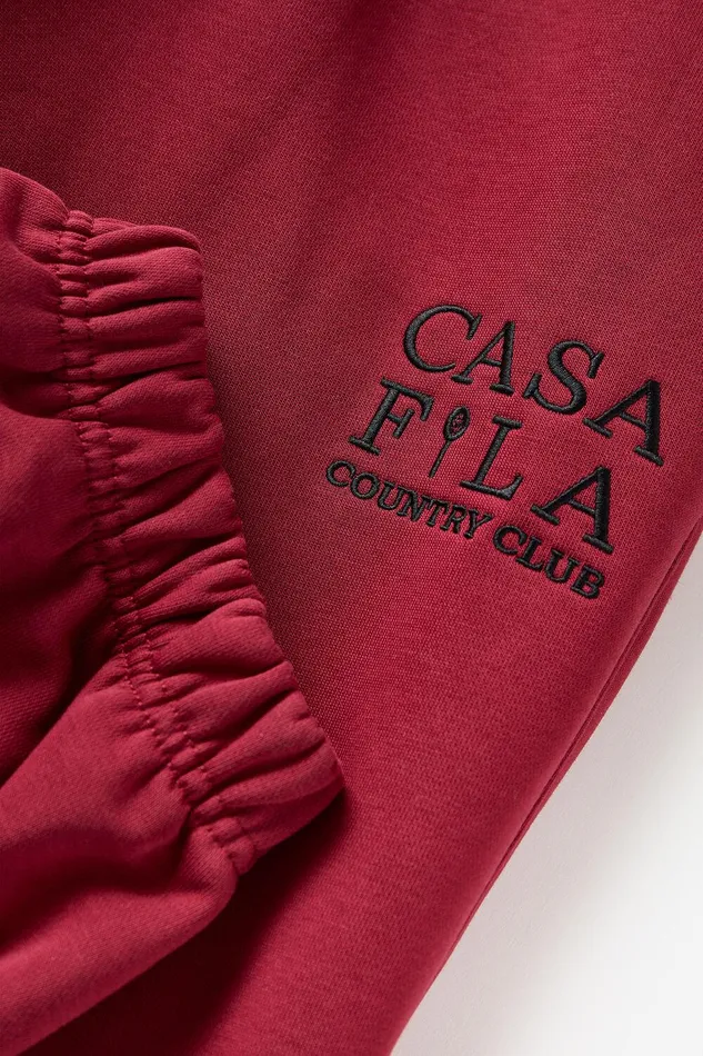 Pants and Shorts Women Fila CASA FILA Country Club Jogger 600 Tinetan Red Pants and Shorts Women Fila CASA FILA Country Club Jogger 600 Tinetan Red