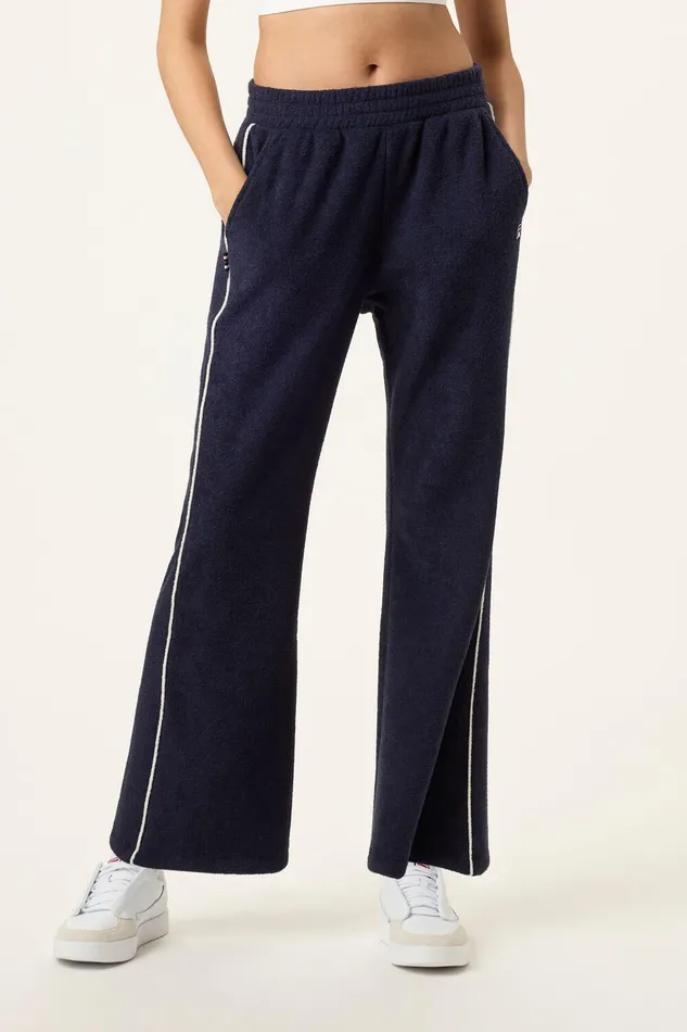 Pants and Shorts Women Fila Tennis Terry Track 400 Ink Navy Pants and Shorts Women Fila Tennis Terry Track 400 Ink Navy