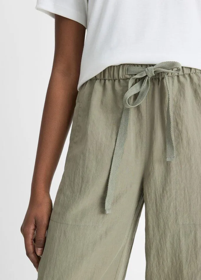 Pants and Shorts Women Vince MidRise Utility Drawstring Pant Smoky Moss Pants and Shorts Women Vince MidRise Utility Drawstring Pant Smoky Moss
