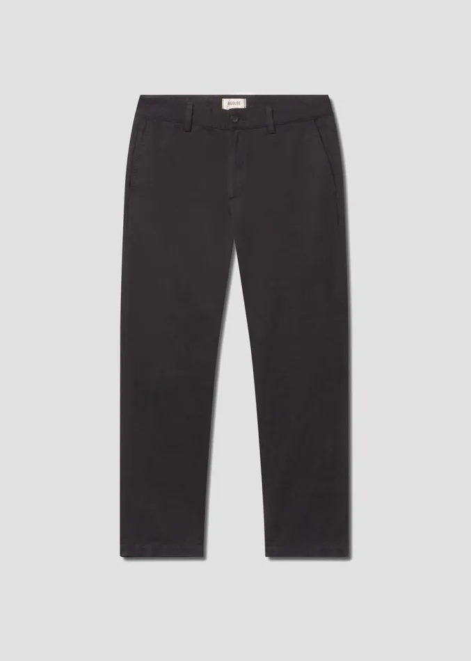 Pants Men Agolde Vinson Chino In Black