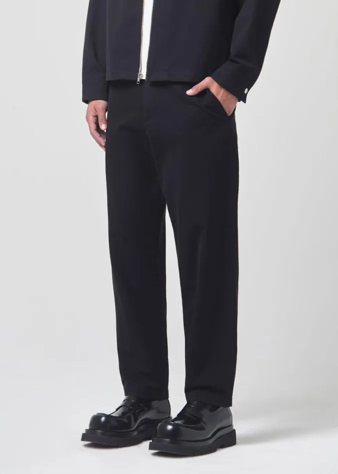 Pants Men Agolde Vinson Chino In Black