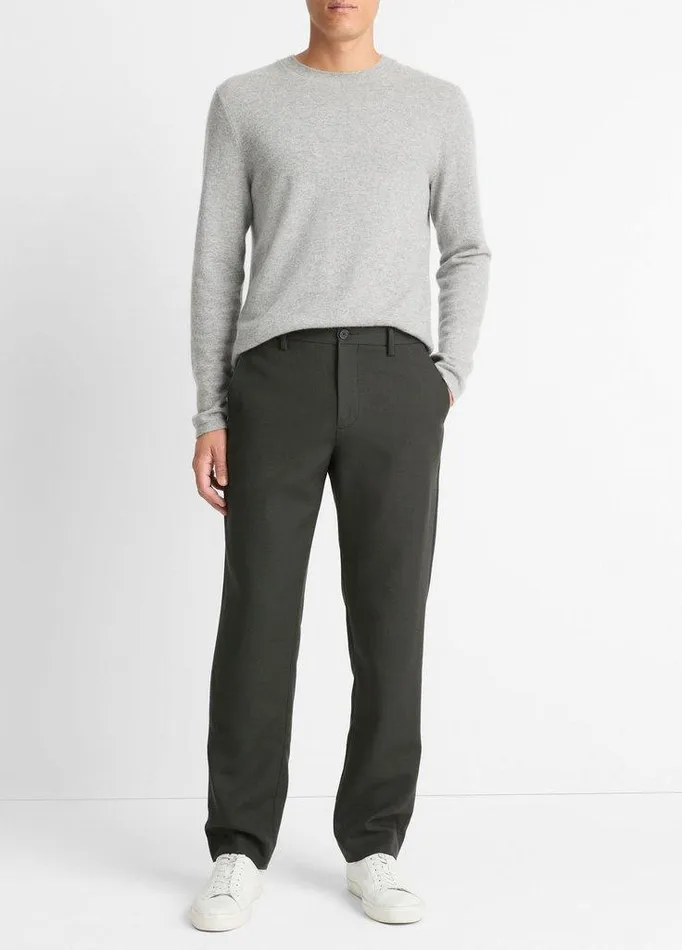 Pants Men Vince Owen Athletic Wool Suiting Pant Black