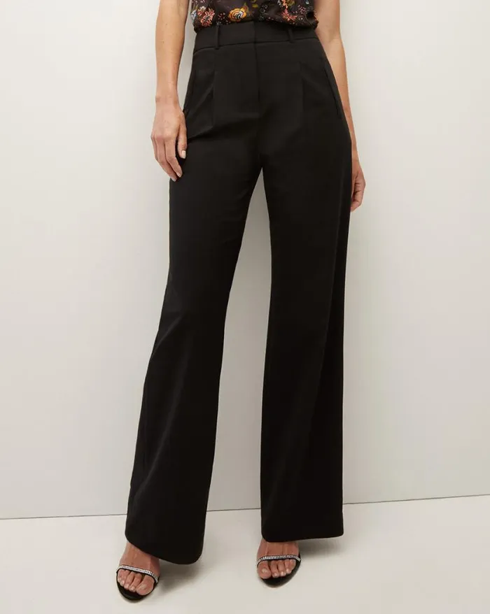 Pants Shop Veronica Beard Ollie WideLeg Pant Black