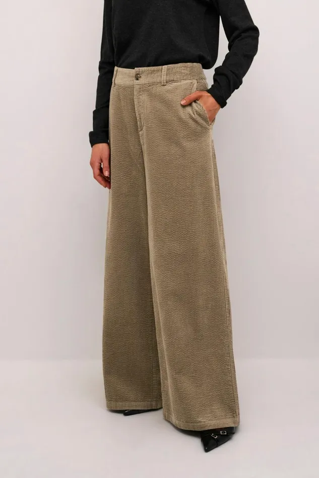 Pants Women CULTURE CUklay Corduroy Trousers