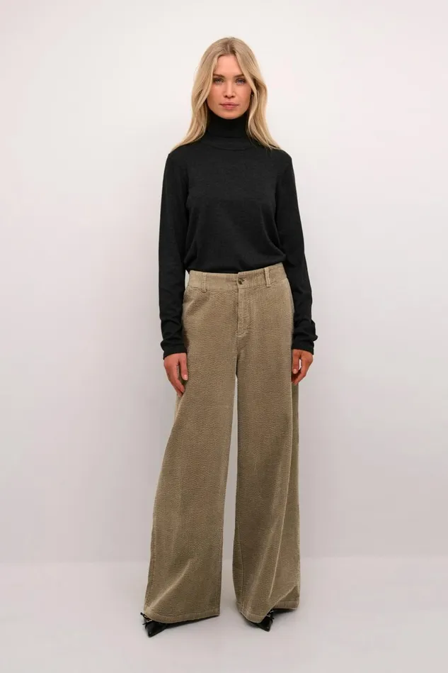 Pants Women CULTURE CUklay Corduroy Trousers