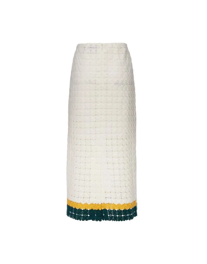 Pencil Skirt Clover White Women La Double J Skirts Pencil Skirt Clover White Women La Double J Skirts