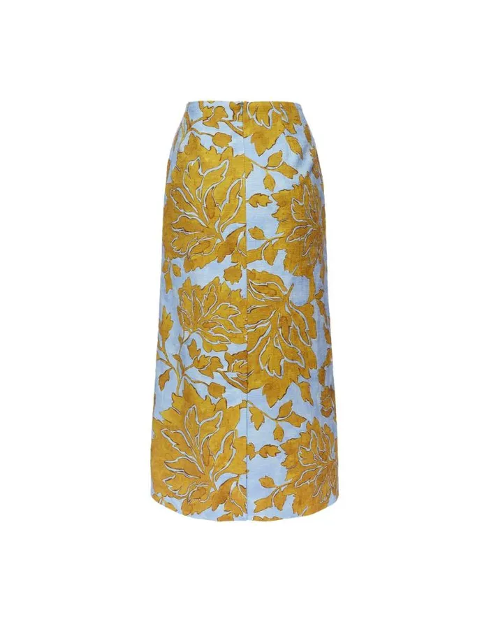 Pencil Skirt Tangle Light Blue Women La Double J Skirts Pencil Skirt Tangle Light Blue Women La Double J Skirts