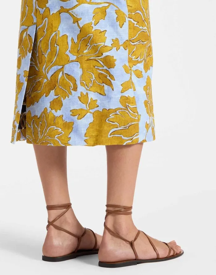 Pencil Skirt Tangle Light Blue Women La Double J Skirts Pencil Skirt Tangle Light Blue Women La Double J Skirts