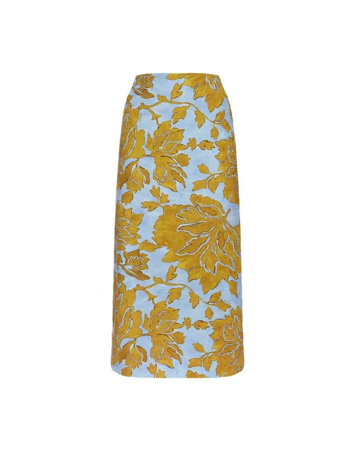 Pencil Skirt Tangle Light Blue Women La Double J Skirts Pencil Skirt Tangle Light Blue Women La Double J Skirts