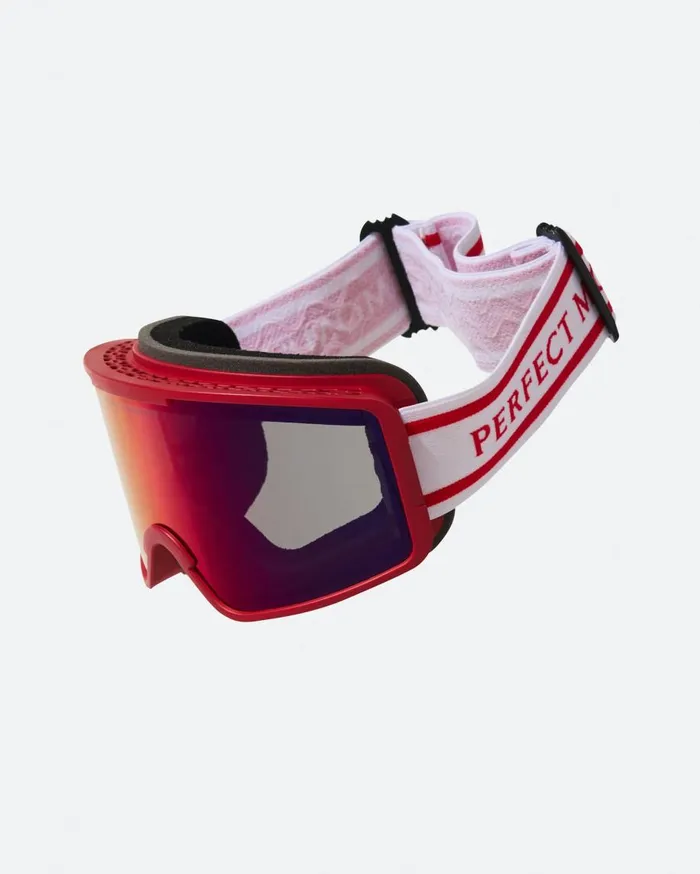 Perfect Moment Accessories Ski Goggles Red and White Stripe 8211 Women