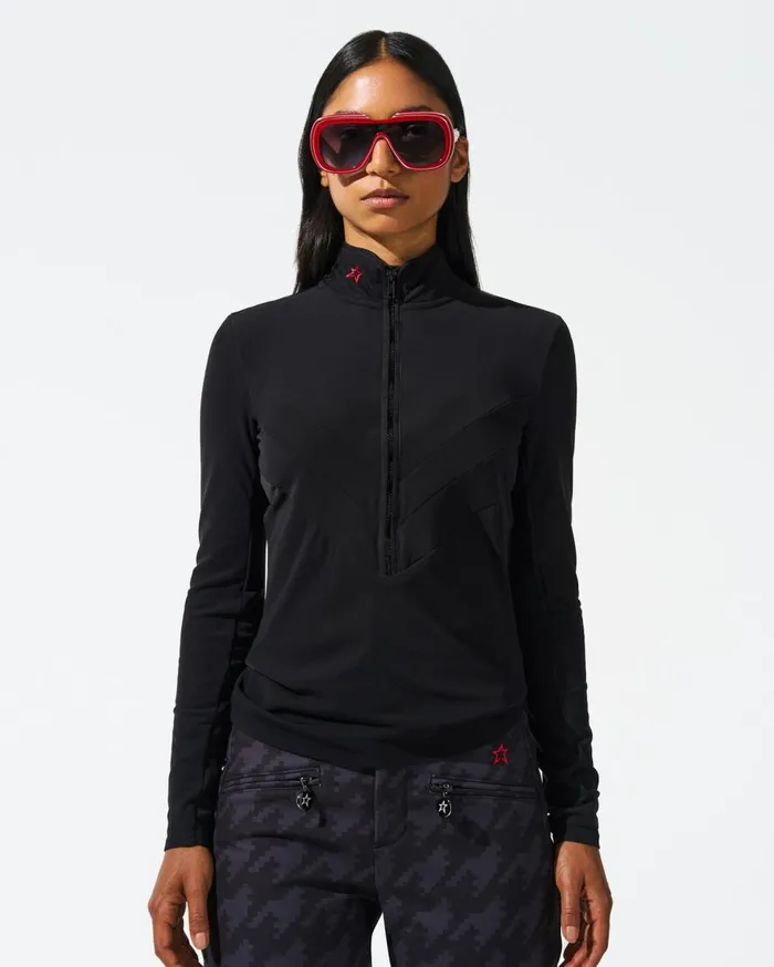 Perfect Moment Tops JG Thermal HalfZip Top Black 8211 Women
