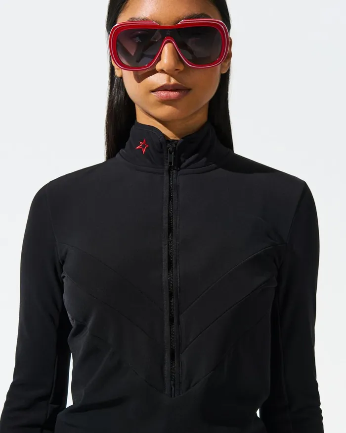 Perfect Moment Tops JG Thermal HalfZip Top Black 8211 Women