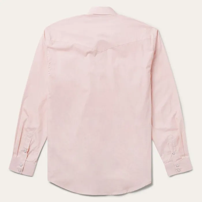Pink EndOnEnd Western Shirt Pink Men Stetson Western Shirts