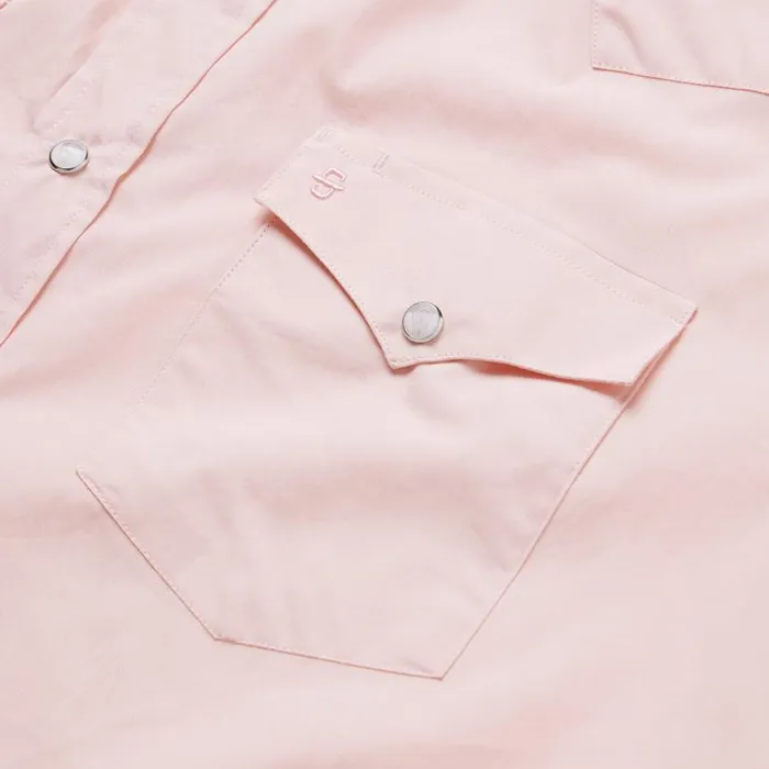 Pink EndOnEnd Western Shirt Pink Men Stetson Western Shirts