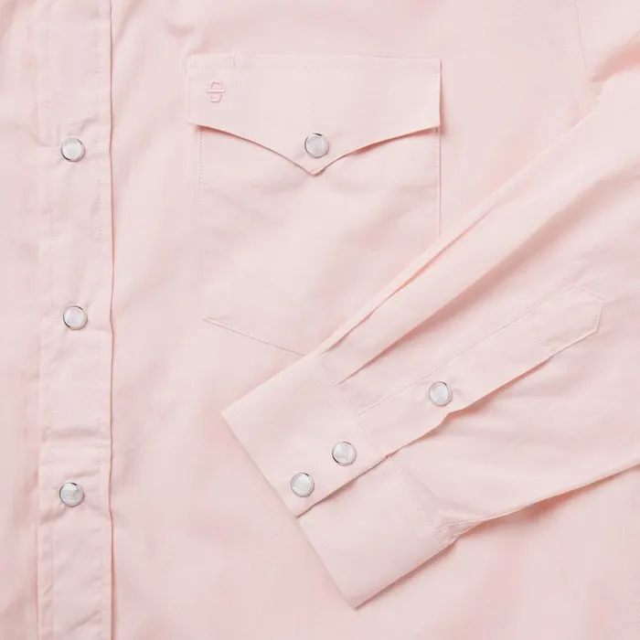 Pink EndOnEnd Western Shirt Pink Men Stetson Western Shirts