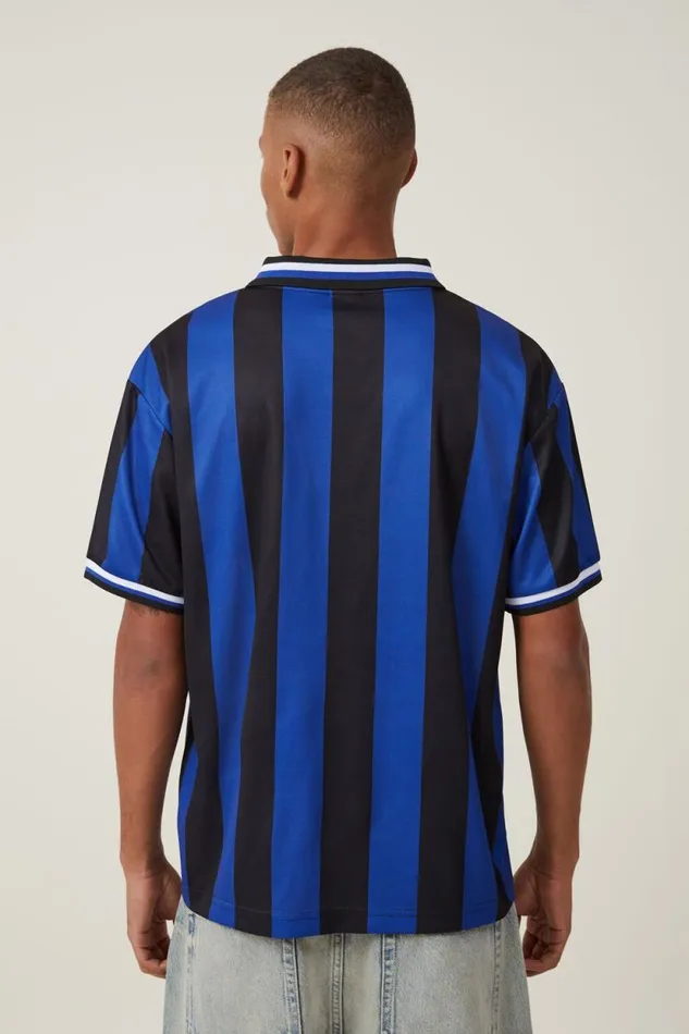 Pit Stop Soccer Jersey Black Cobalt 8211 Performance Men Cotton On Tees and Tanks Pit Stop Soccer Jersey Black Cobalt 8211 Performance Men Cotton On Tees and Tanks