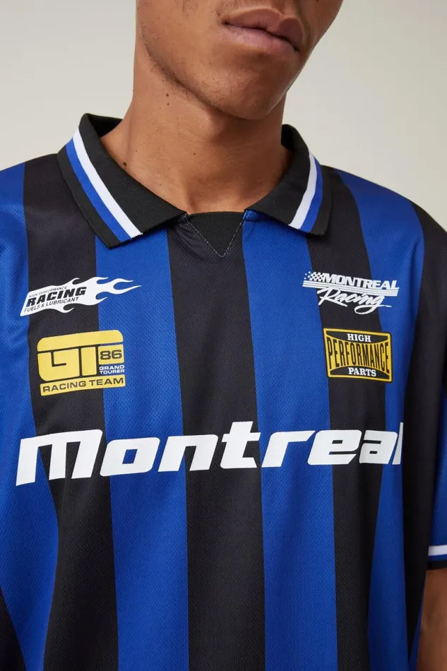Pit Stop Soccer Jersey Black Cobalt 8211 Performance Men Cotton On Tees and Tanks Pit Stop Soccer Jersey Black Cobalt 8211 Performance Men Cotton On Tees and Tanks