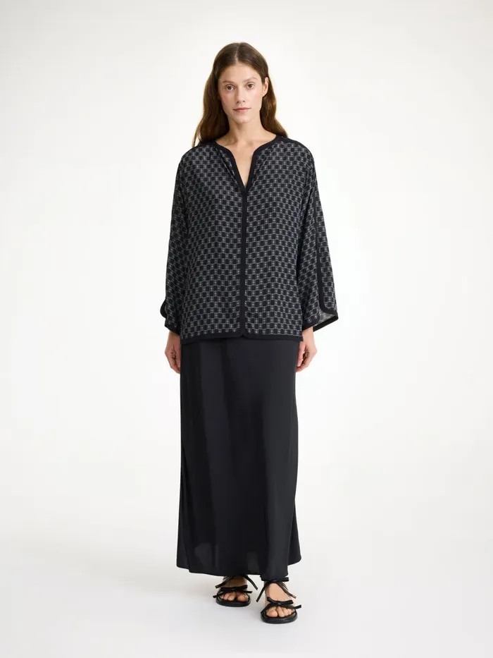 Plazzo Blouse Mono Lined 050 Women By Malene Birger Tops and Blouses