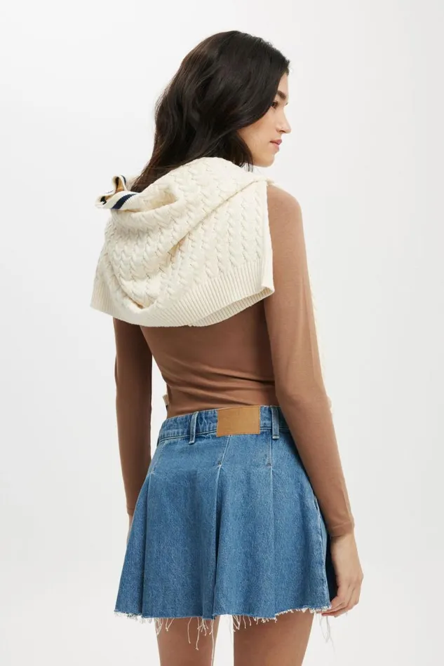 Pleated Denim Mini Skirt Blue Haze Women Cotton On Skirts Pleated Denim Mini Skirt Blue Haze Women Cotton On Skirts