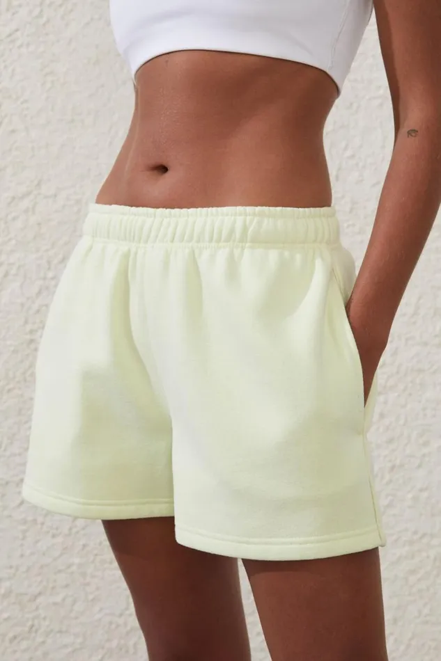 Plush Essential Gym Short Pistachio Cream Women Cotton On Shorts Plush Essential Gym Short Pistachio Cream Women Cotton On Shorts