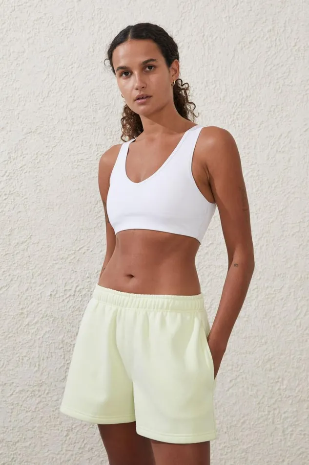 Plush Essential Gym Short Pistachio Cream Women Cotton On Shorts Plush Essential Gym Short Pistachio Cream Women Cotton On Shorts