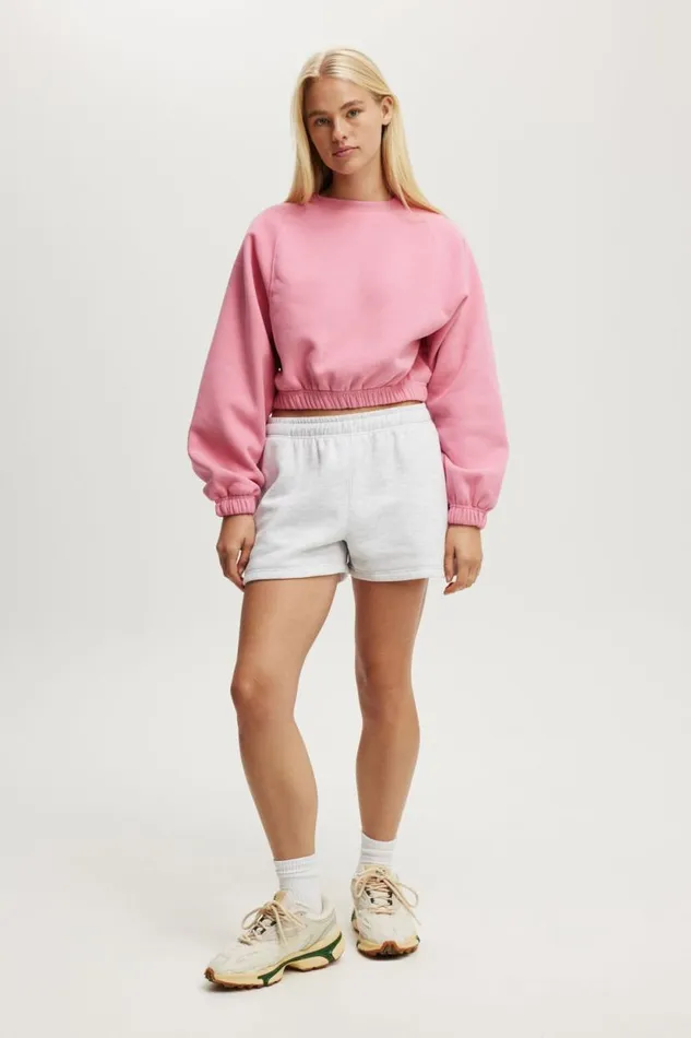 Plush Saddle Sleeve Jumper Radiant Raspberry Women Cotton On Sweats and Hoodies Plush Saddle Sleeve Jumper Radiant Raspberry Women Cotton On Sweats and Hoodies