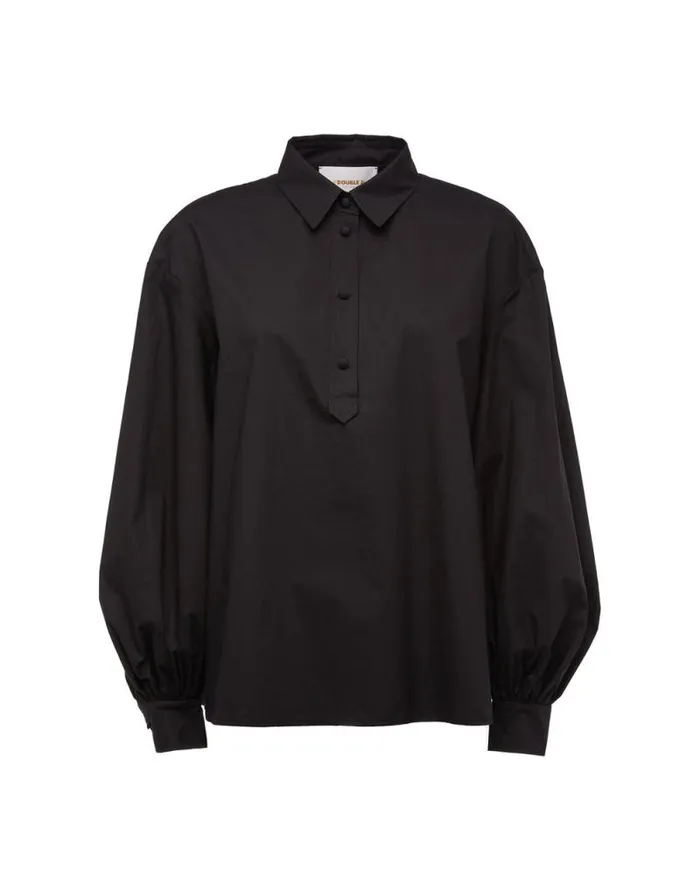 Poet Shirt Solid Black Women La Double J Shirts and Tops Poet Shirt Solid Black Women La Double J Shirts and Tops