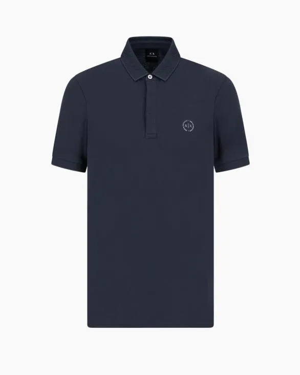 Polo Shirts Navyblue Men Armani Polo Shirts